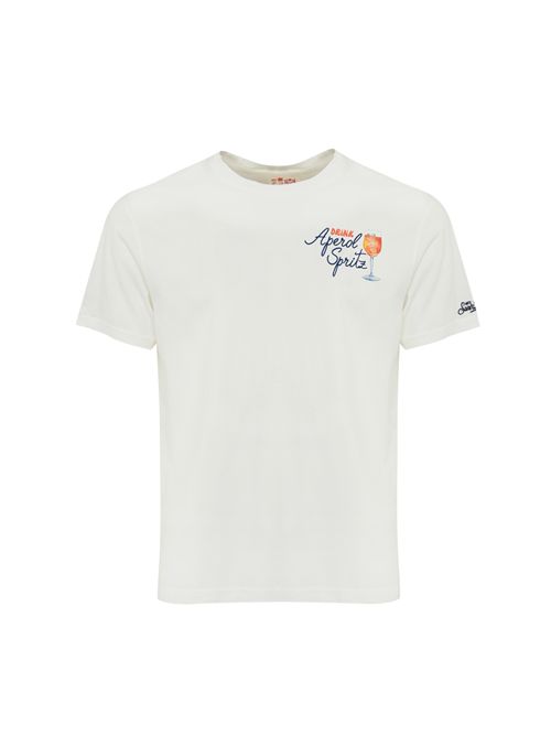 T-shirt con stampa Aperol Spritz Mc2 Saint Barth | TSHIRT MAN02420H DRINK SPRITZ 01N